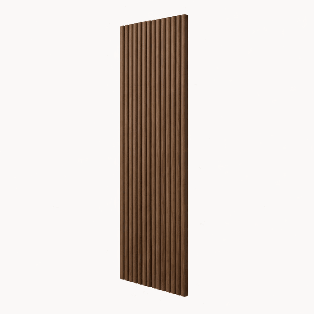 Walnut Flexible Slat Panel - 270x30 cm – decorative wall panel