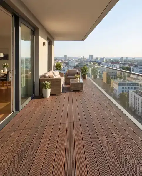 CLASSIC amber chocolate on a balcony (manufacturer photo)