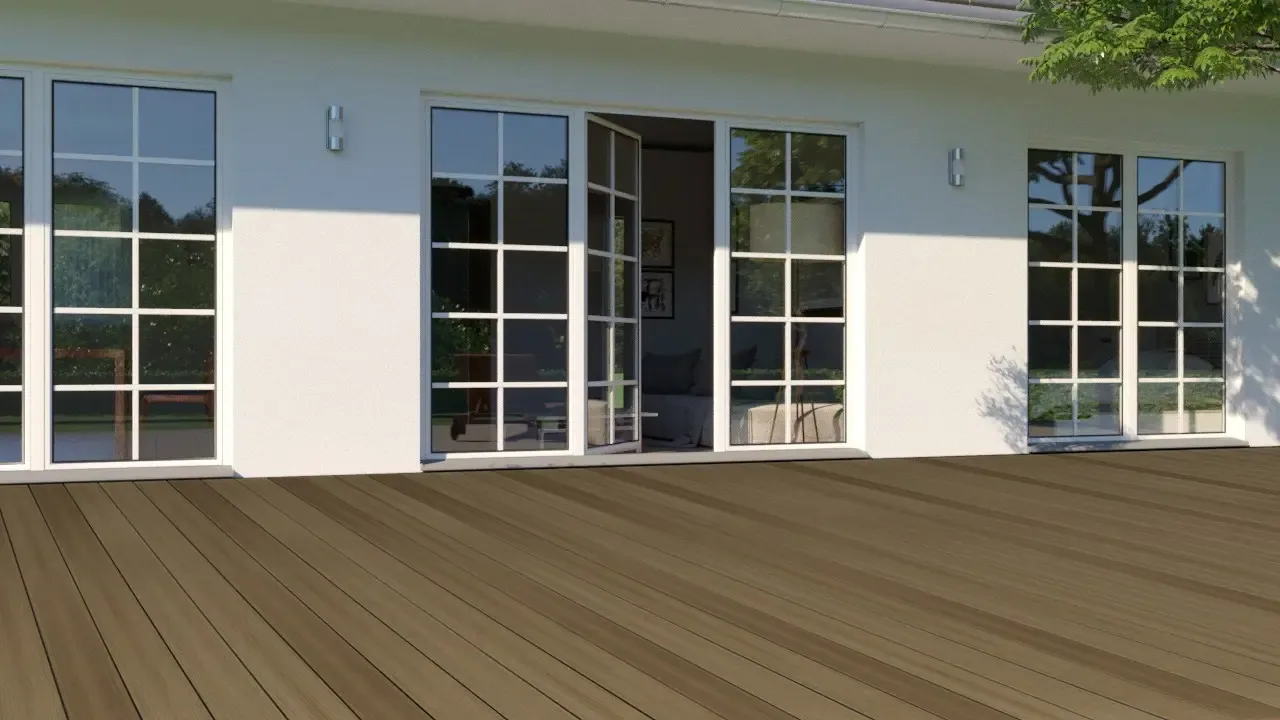 LIGNUM in tan, in the manufacturer's visualisation