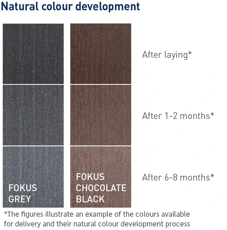 RELIEF R24 colours: fokus grey, fokus chocolate black
